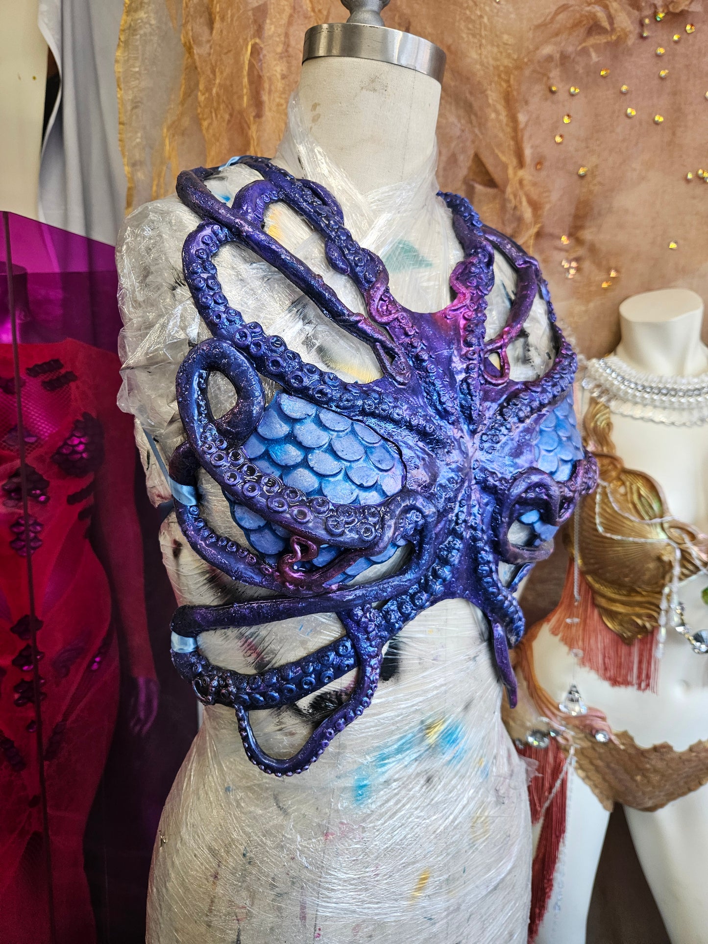 Silicone Octopus Chest