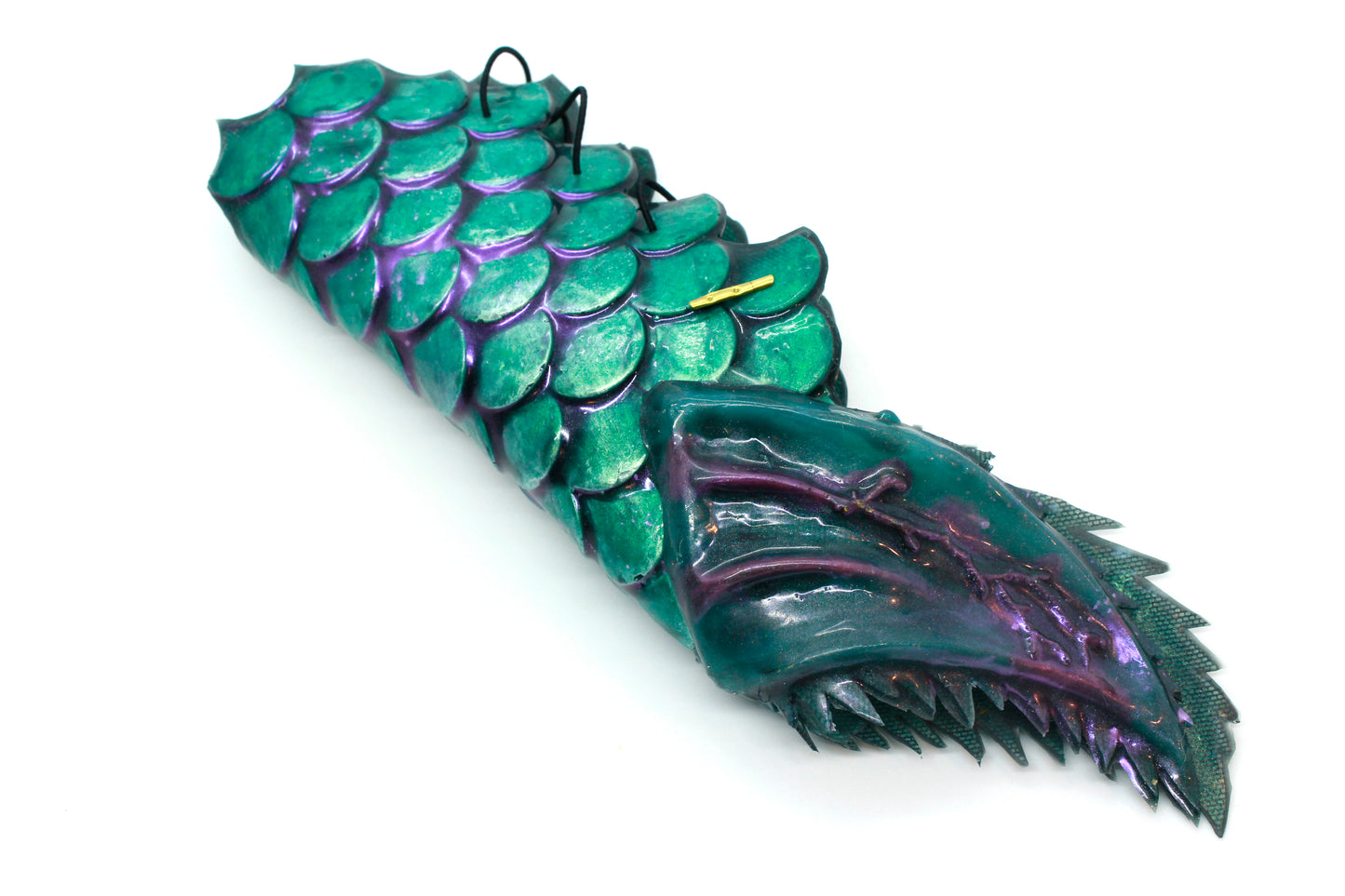 Mermaid scales bracelet in silicone with realistic fins