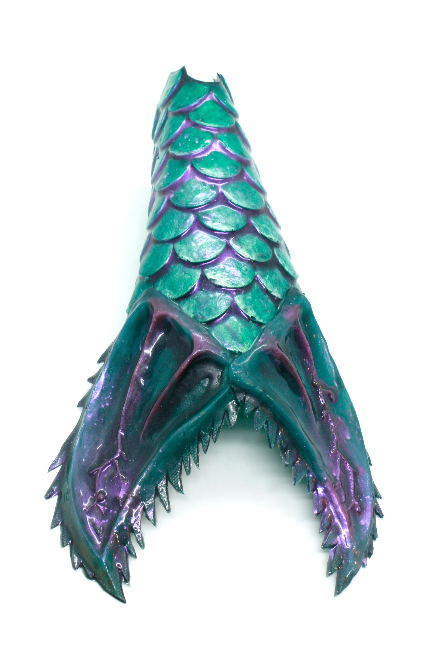 Mermaid scales bracelet in silicone with realistic fins