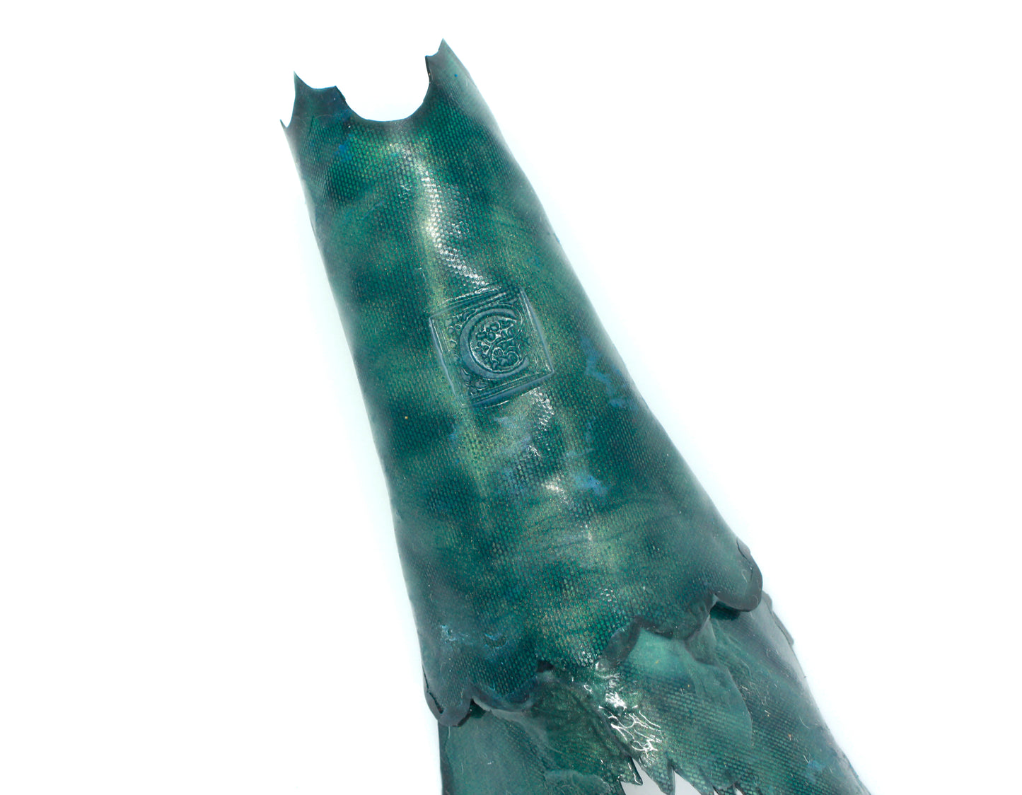 Mermaid scales bracelet in silicone with realistic fins