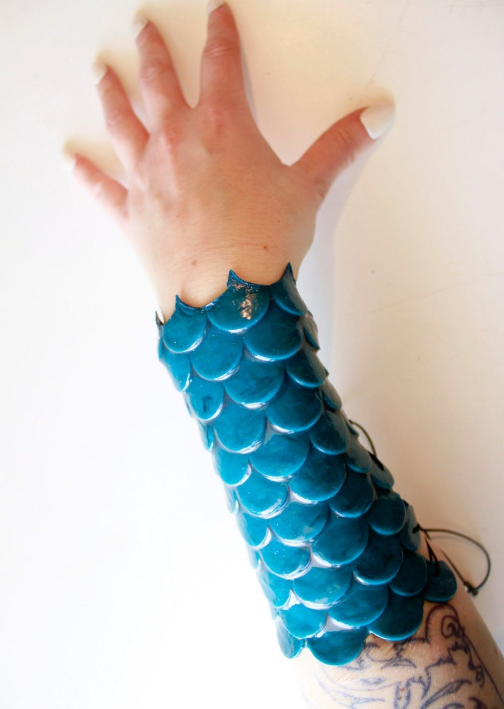 Mermaid Lyfe Style! Silicone mermaid/fish scales bracelet/bracer/Triton/ Merman