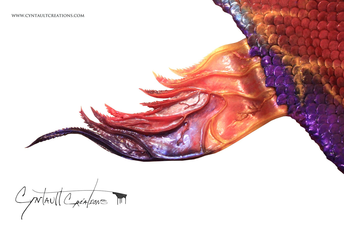 Mermaid tail completely in silicone (dragon skin, skin safe grade), abstract color, simple patterns in molds (no airbrush)
