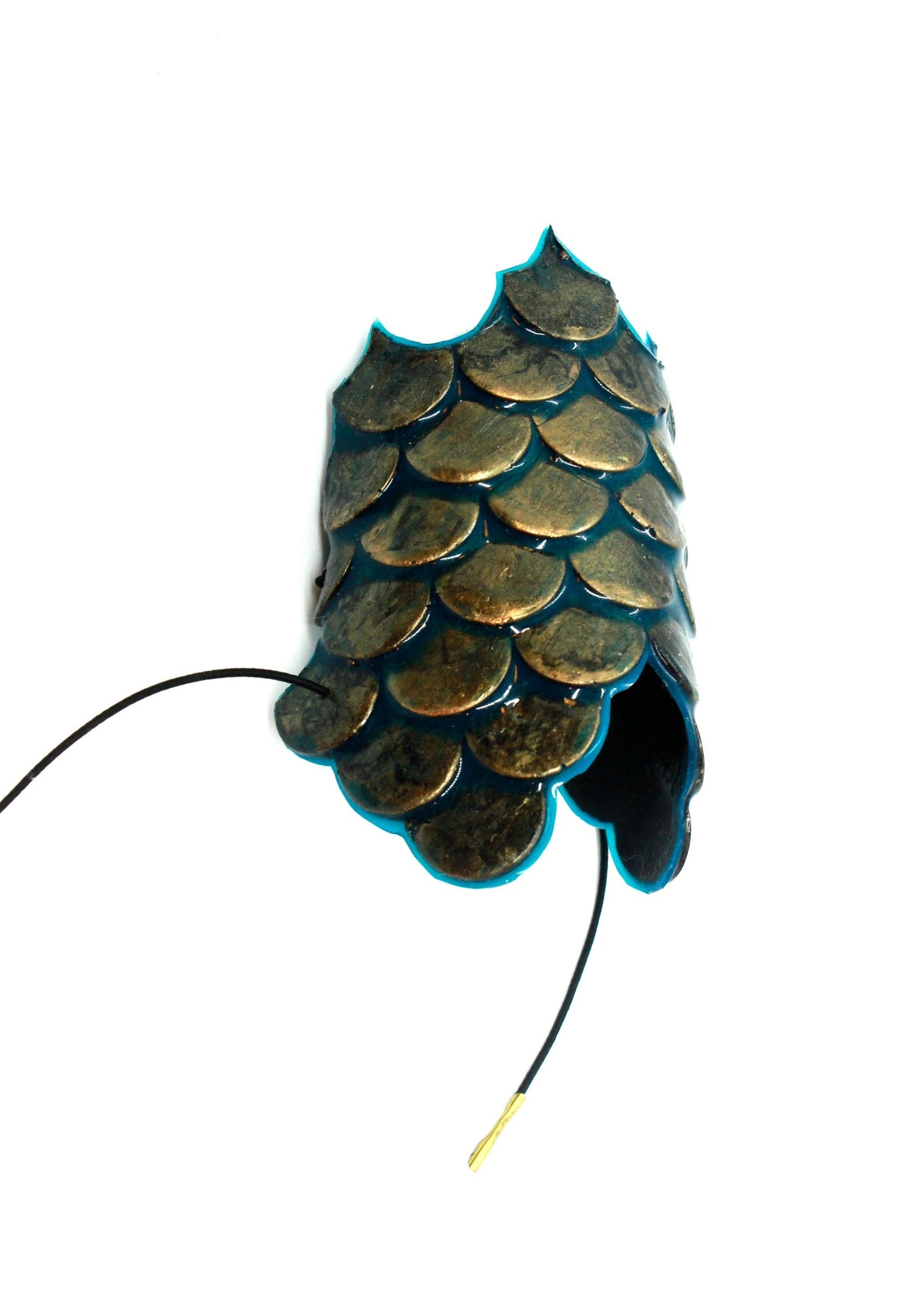 Mermaid Lyfe Style! Silicone mermaid/fish scales bracelet/bracer/Triton/ Merman/ Dragon/ celtic armor effect!