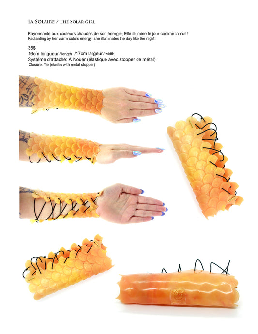 The Solar Girl: Mermaid Lyfe Style! Silicone mermaid/fish scales bracelet/bracer/Triton/ Merman/Dragon