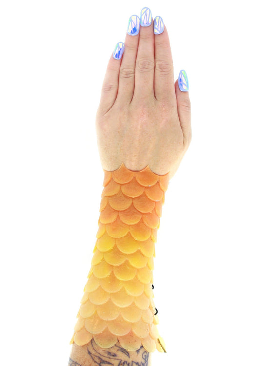 The Solar Girl: Mermaid Lyfe Style! Silicone mermaid/fish scales bracelet/bracer/Triton/ Merman/Dragon