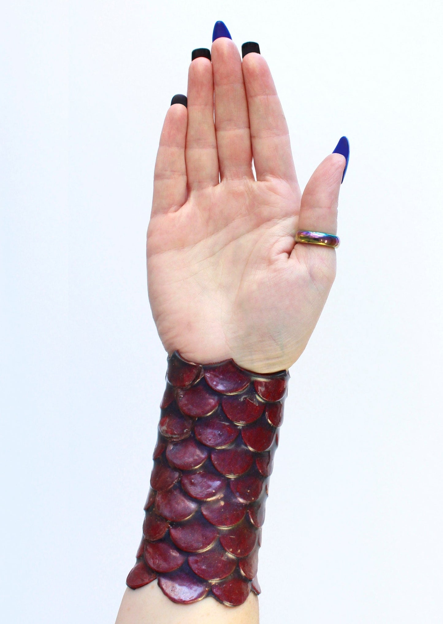 Mermaid scale bracelet, fish scales, silicone, with stars, jewelry, accessory, waterproof, adaptable, resistant, Christmas gift