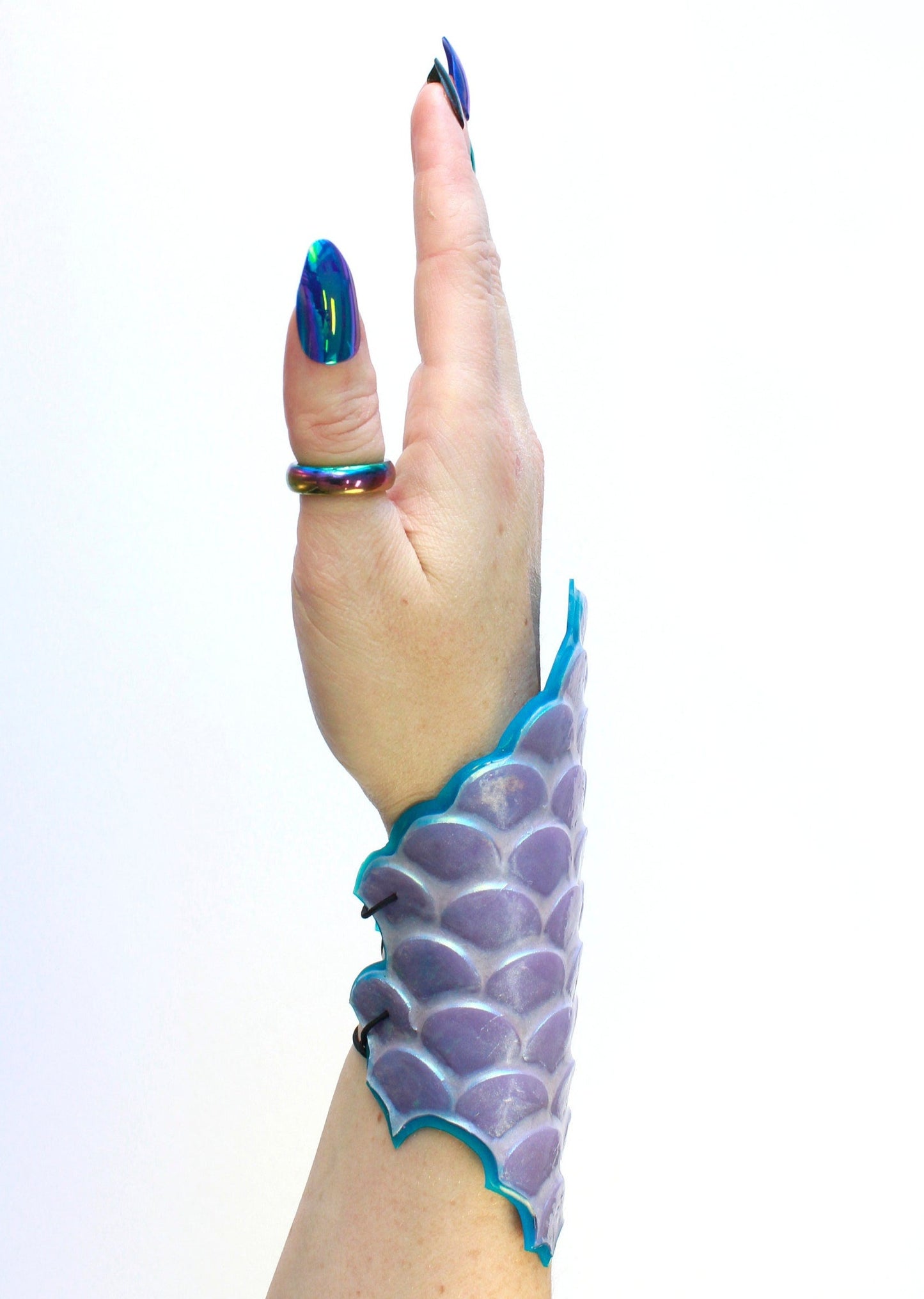 Mermaid scale bracelet, fish scales, silicone, unicorn, jewelry, accessory, waterproof, adaptable, resistant, Christmas gift