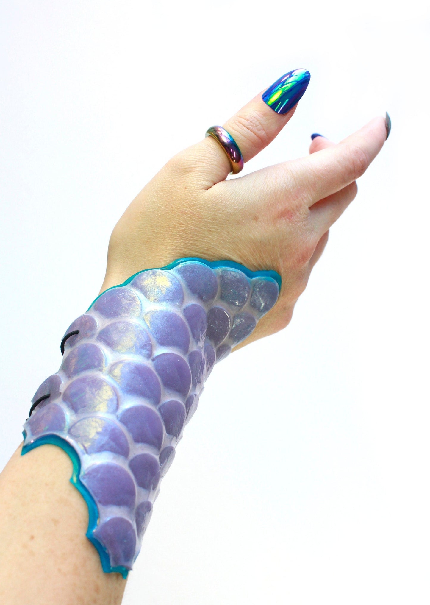 Mermaid scale bracelet, fish scales, silicone, unicorn, jewelry, accessory, waterproof, adaptable, resistant, Christmas gift