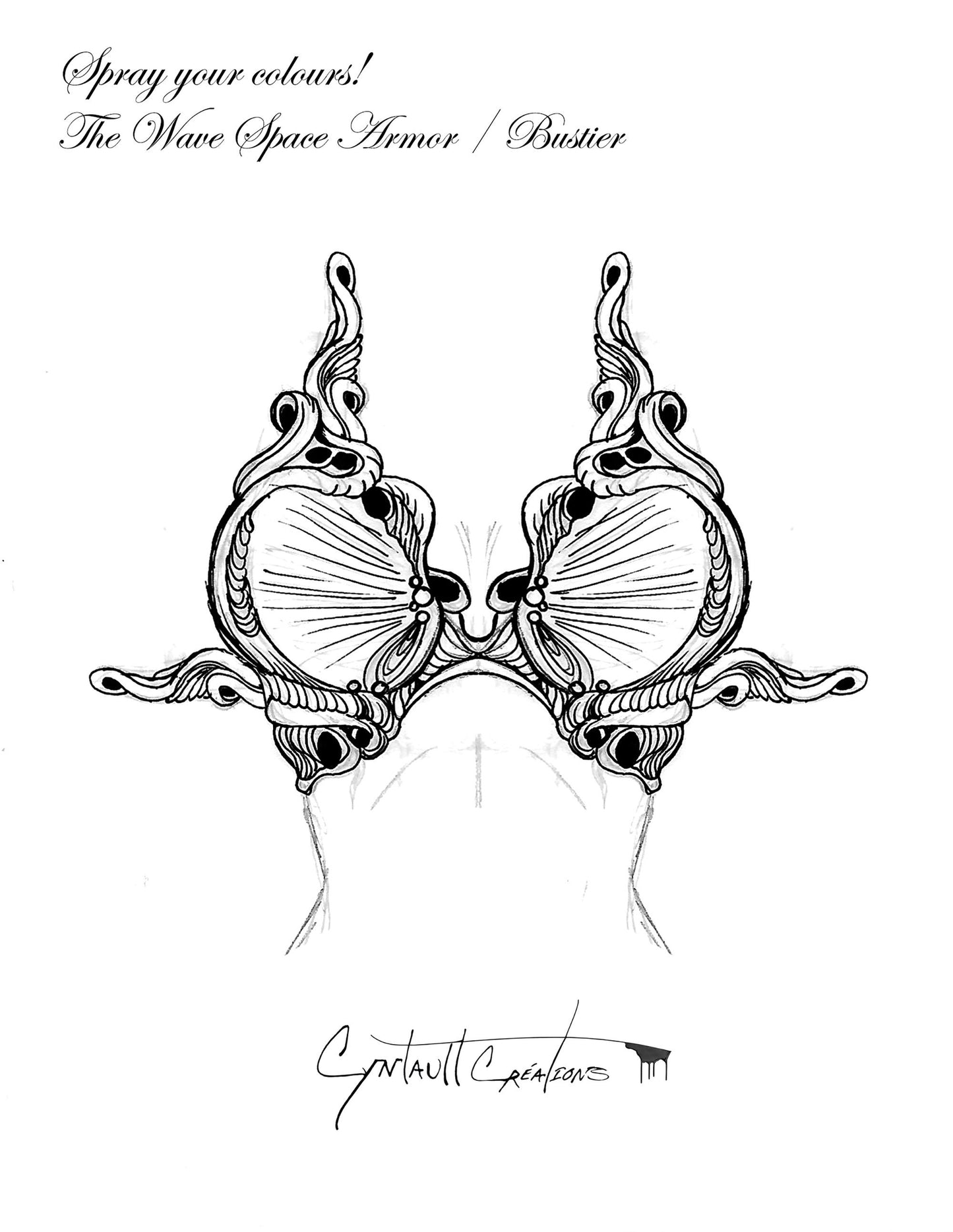 Silicone Mermaid Bustier~Bikini of fantasy; athletic support, mystic style!