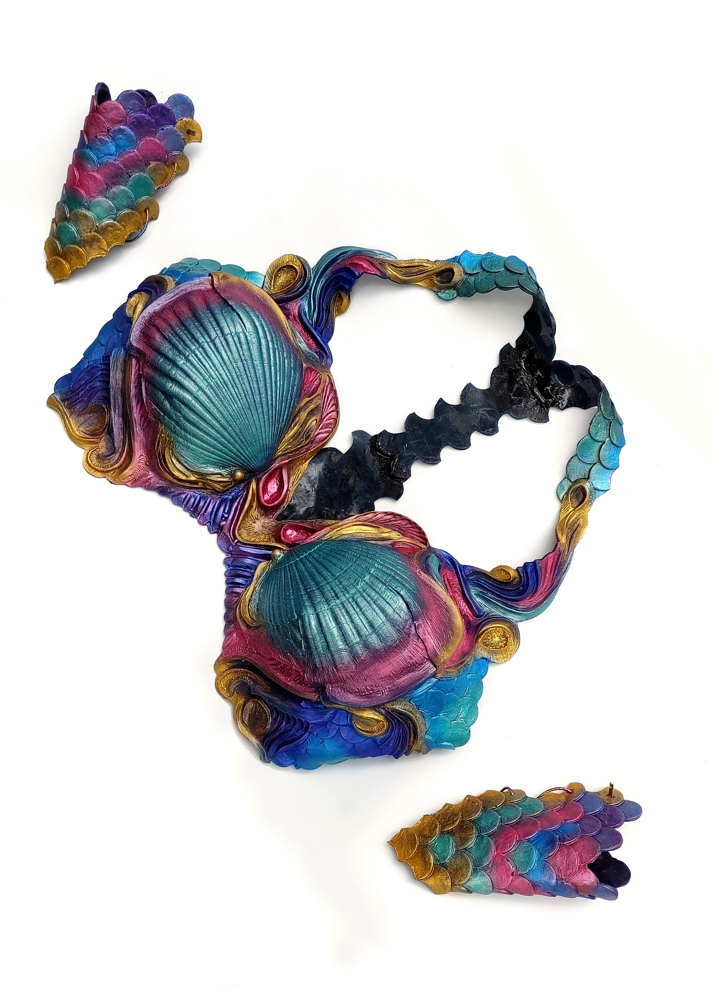 Silicone Mermaid Bustier~Bikini of fantasy; athletic support, mystic style!