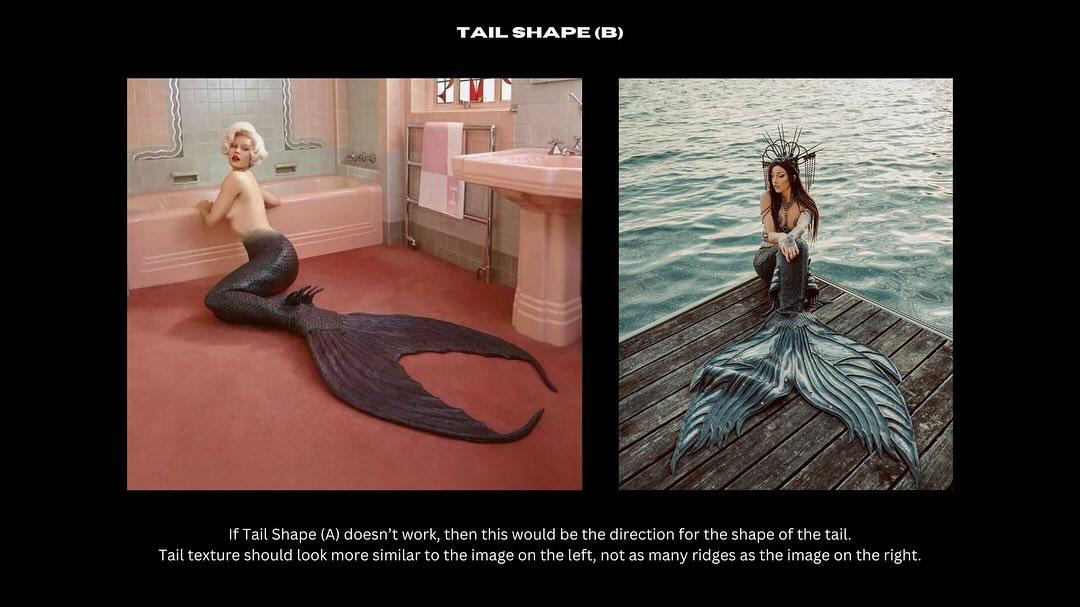 High Fashion Silicone Mermaid Costume