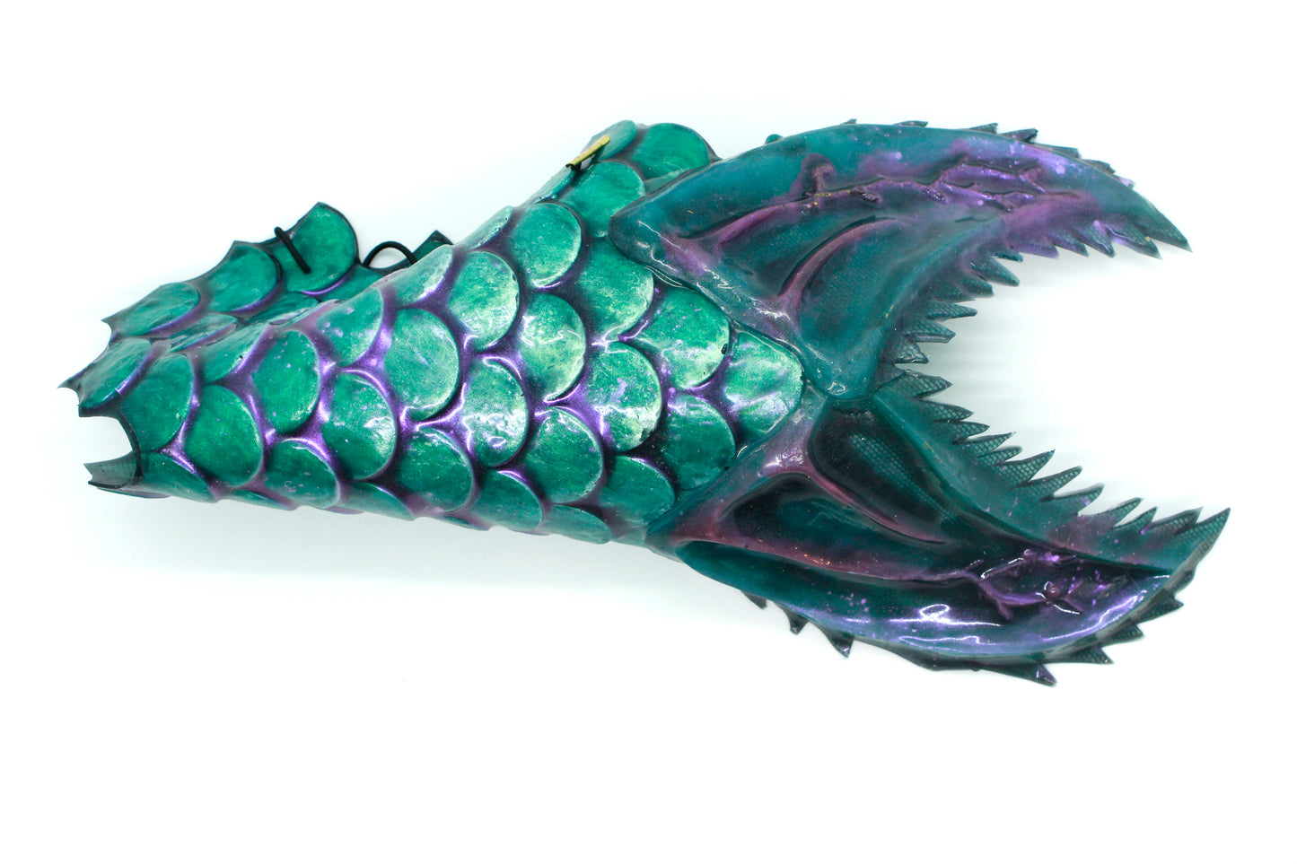 Mermaid scales bracelet in silicone with realistic fins