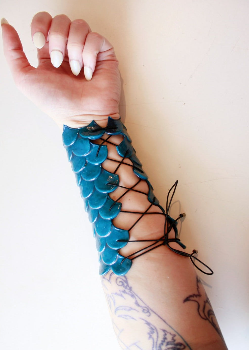 Mermaid Lyfe Style! Silicone mermaid/fish scales bracelet/bracer/Triton/ Merman