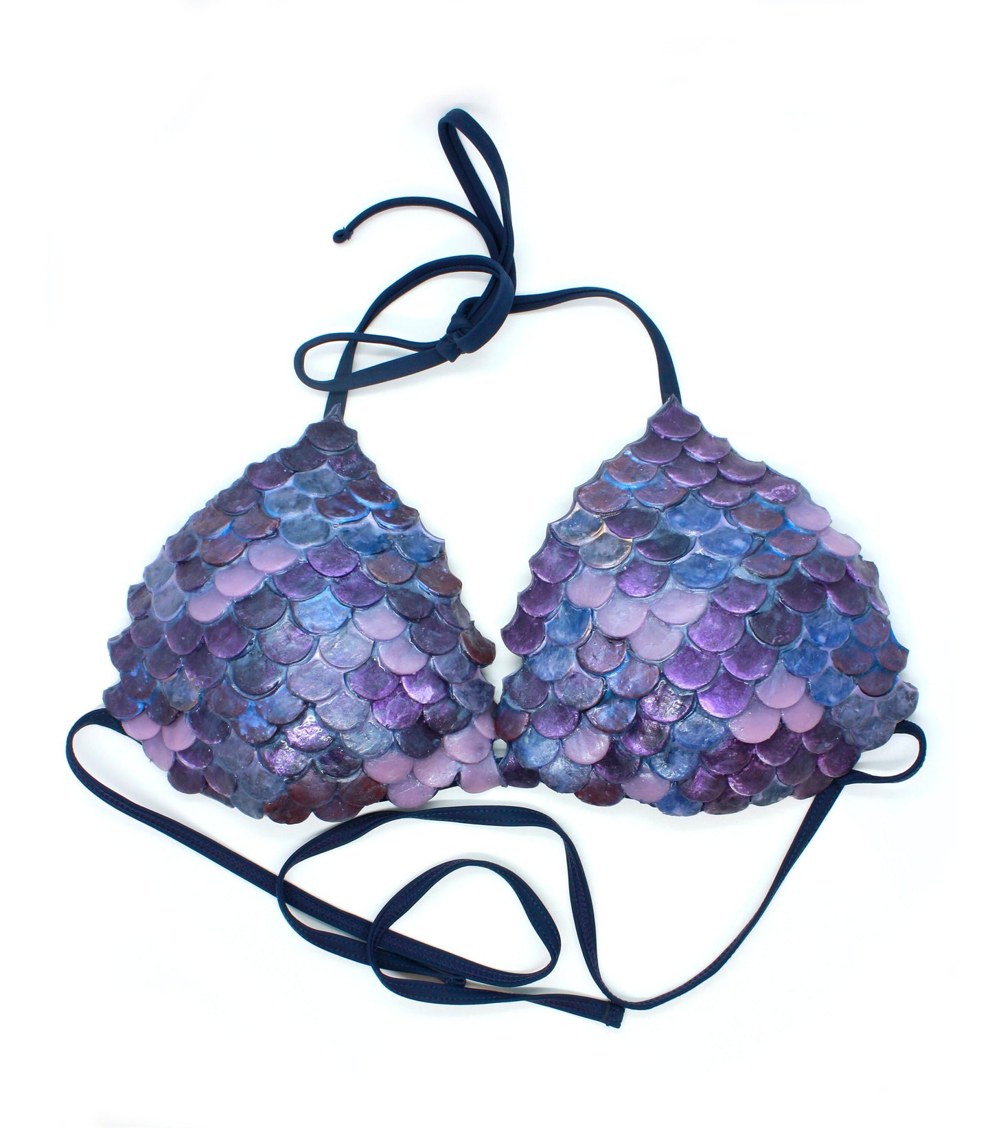 Bikini top in silicone with mermaid scales like a legend of the sea!