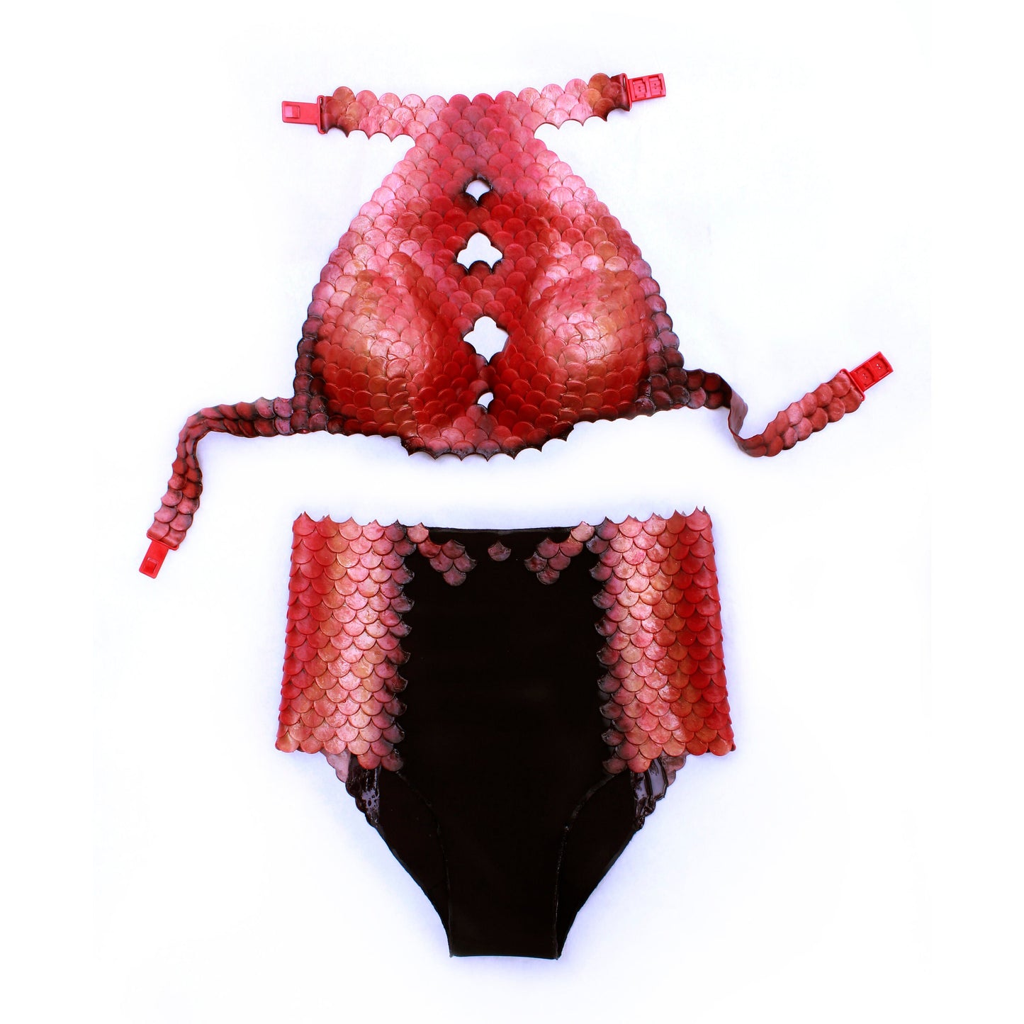 Mermaid Lyfe Style! BIKINI: Silicone mermaid/fish scales, waterproof, adaptable, resistant, Sportswear, customize, made on mesure